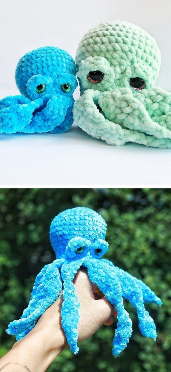 Plush octopus Free Crochet Pattern