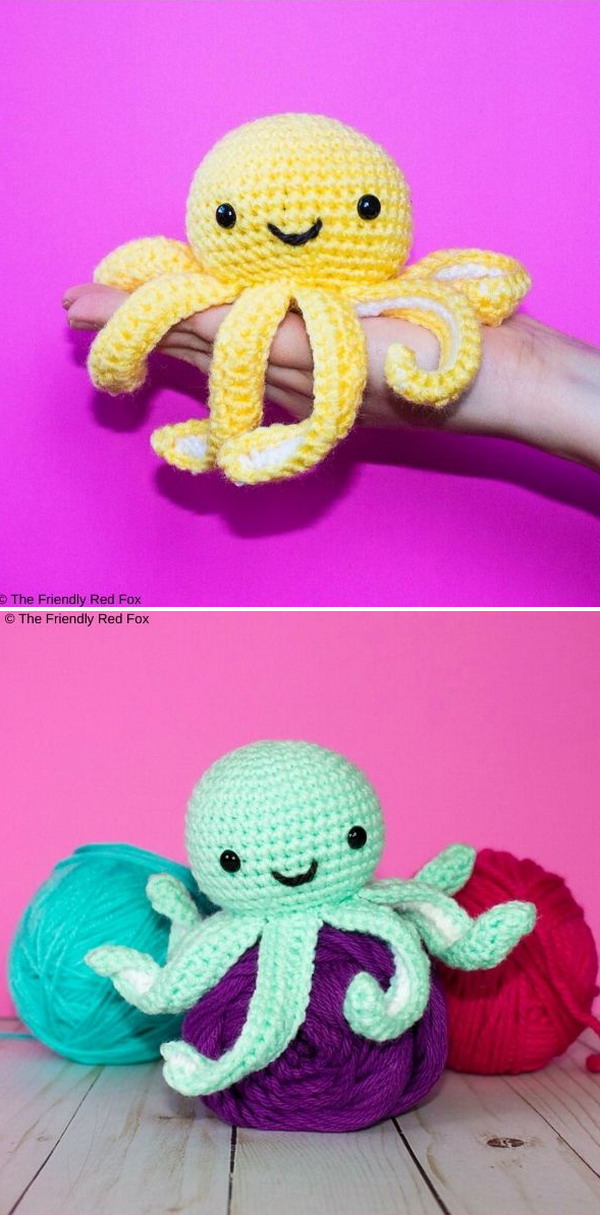 The Friendly Mini Octopus Free Crochet Pattern
