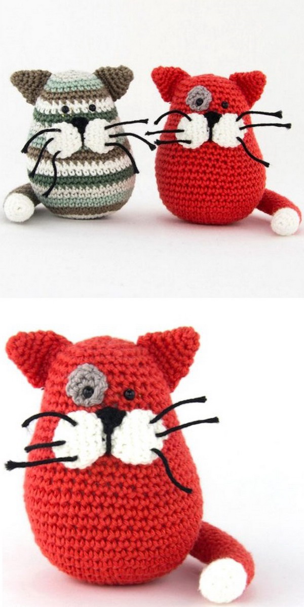 Crochet Kitten Kruimel Free Pattern