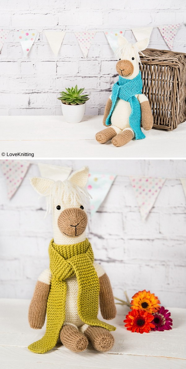 Pax the Alpaca Free Knitting Pattern