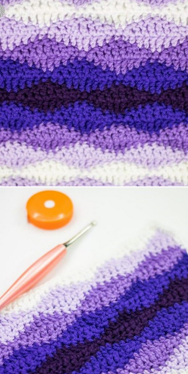 Rolling Waves Free Crochet Pattern