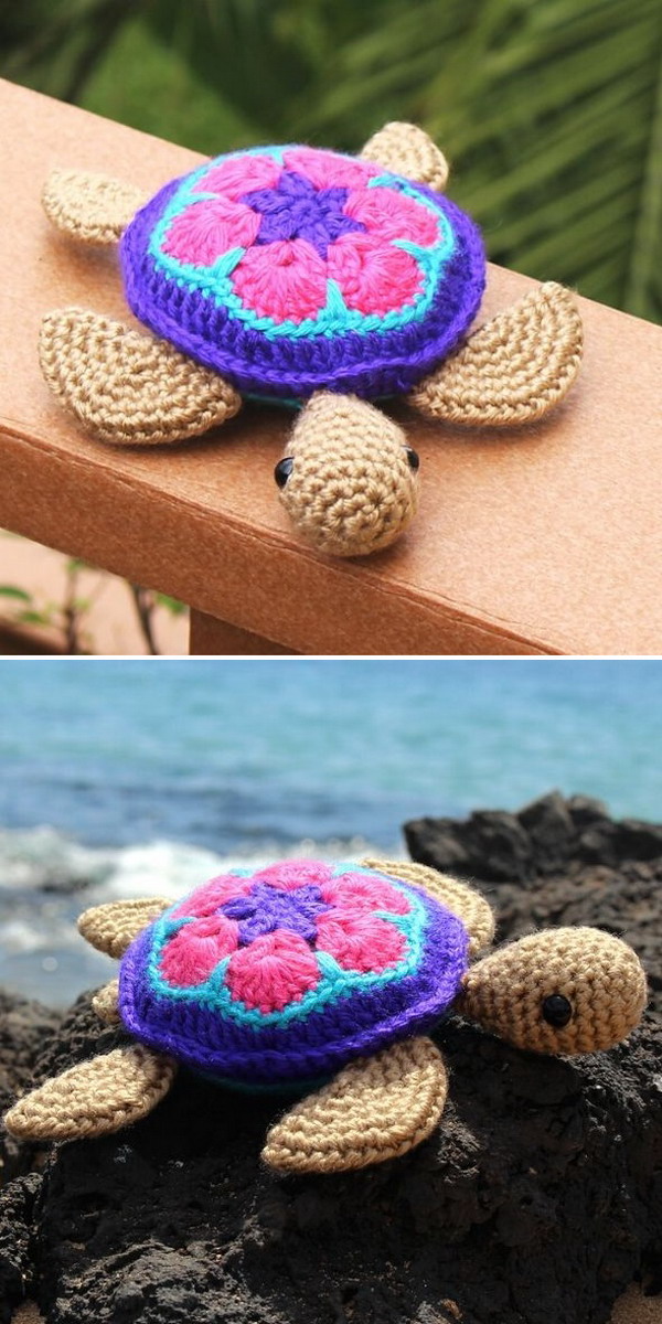 Sea Turtle Amigurumi Free Crochet Pattern