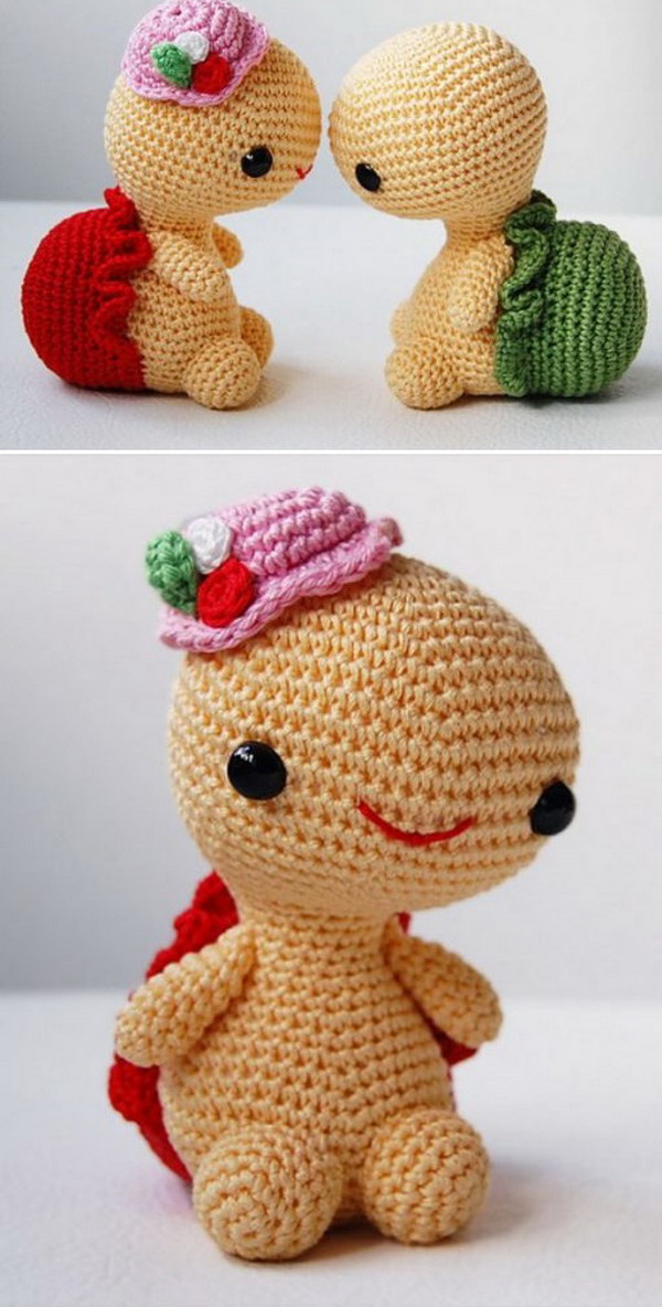Amigurumi Miss Turtle Crochet Pattern
