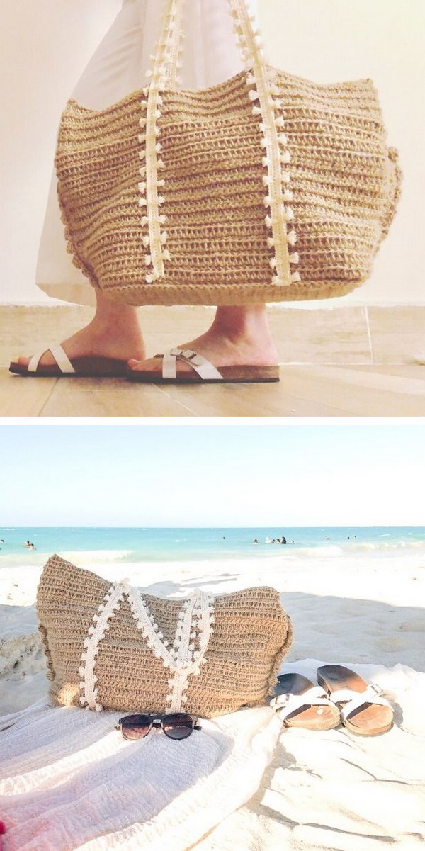 Beach Crochet Bag Free Pattern