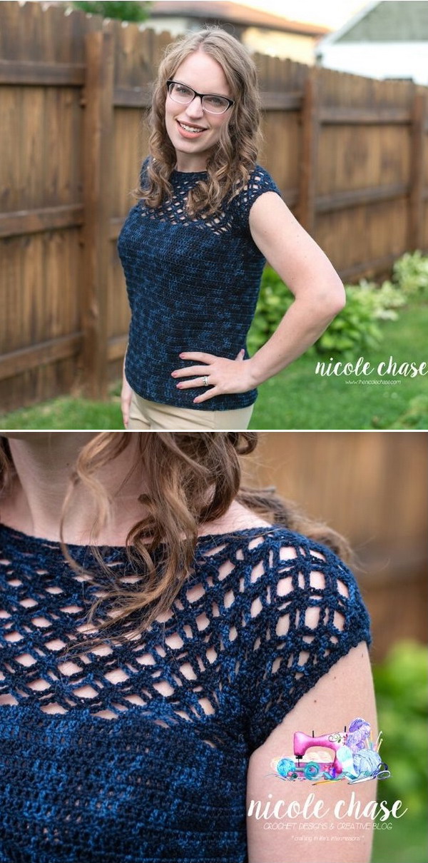 Marley Lace Top Free Crochet Pattern