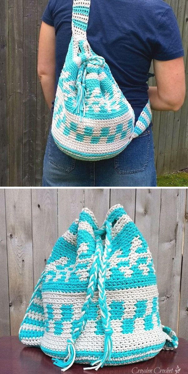 Mochila Bag Free Crochet Pattern