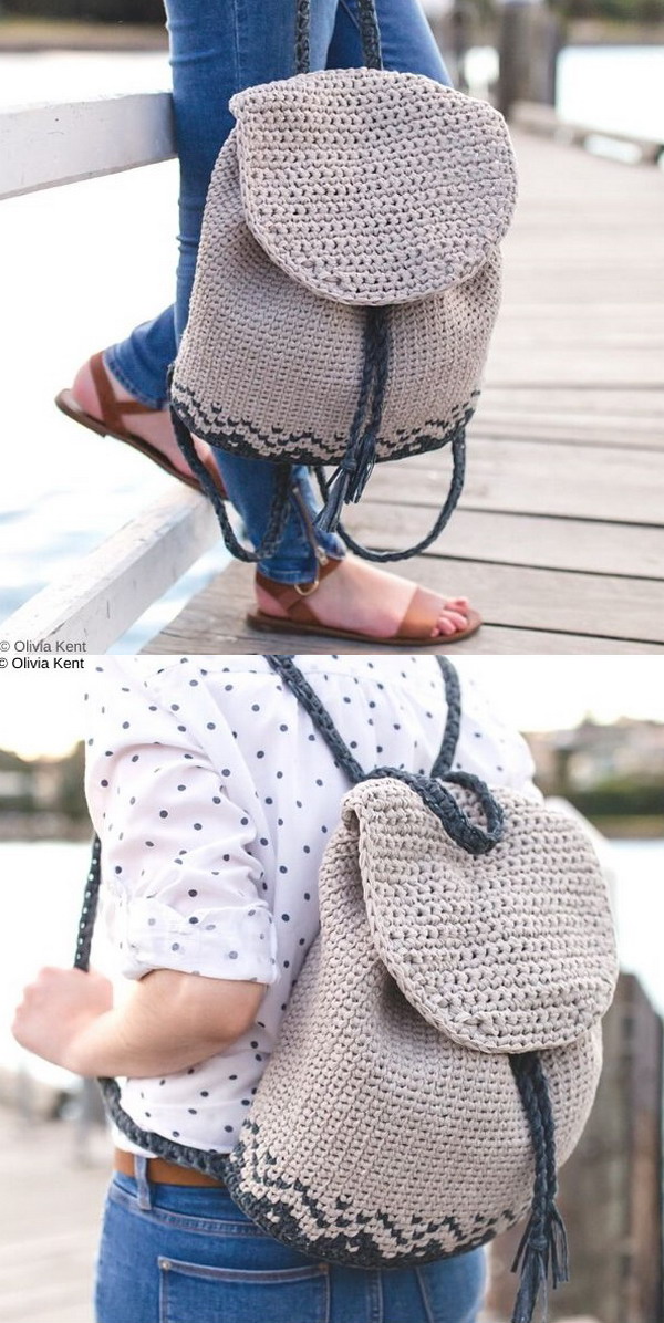 Florence Backpack Free Crochet Pattern