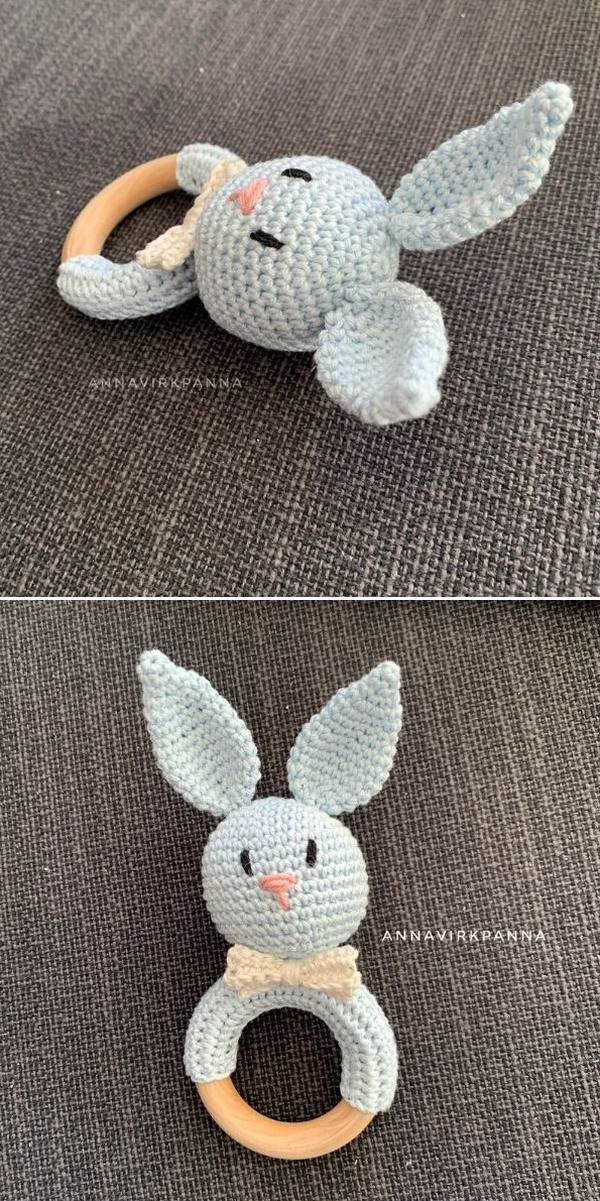 Bunny Rattle Free Crochet Pattern
