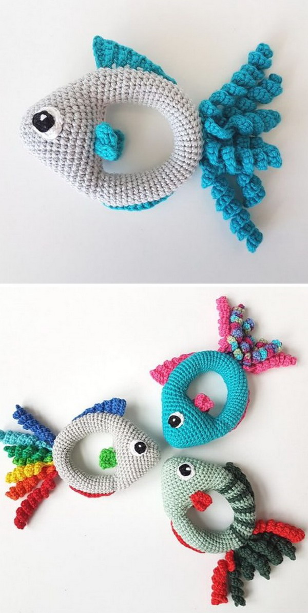 Fish Rattles Free Crochet Pattern