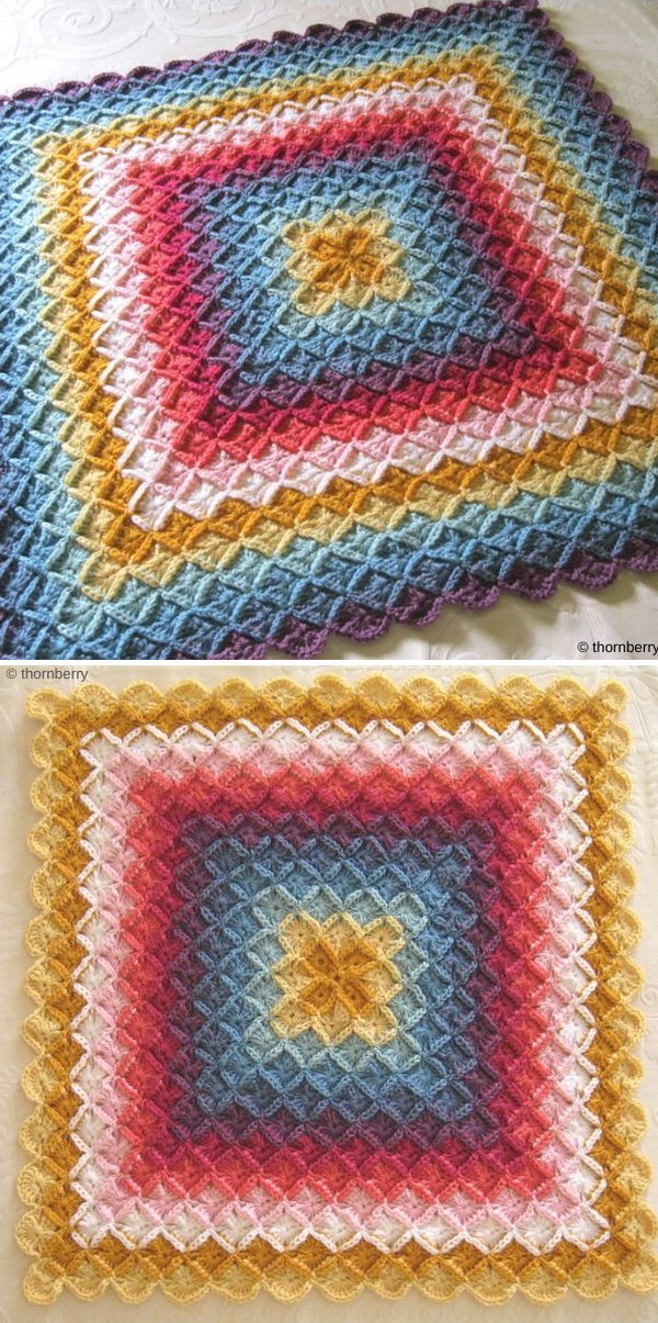 The Wool Eater Blanket Free Crochet Pattern