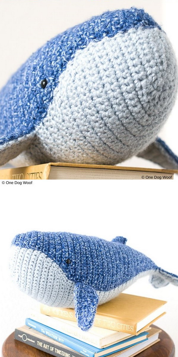 Baby Humpback Whale Free Crochet Pattern