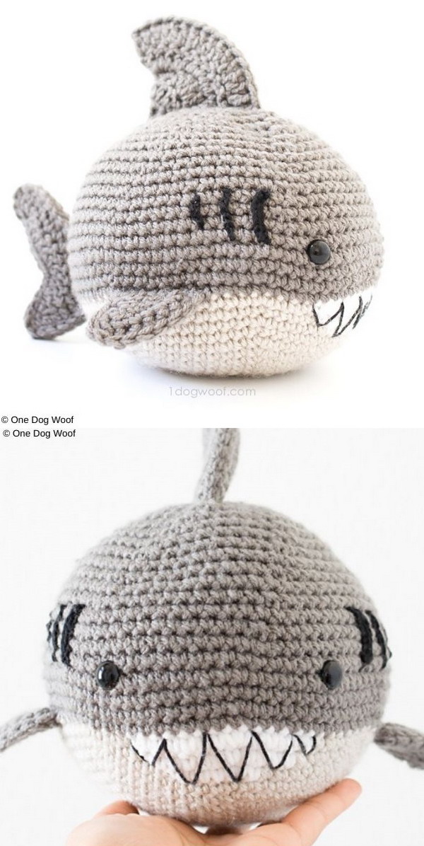 Bernard the Ball Shark Free Crochet Pattern