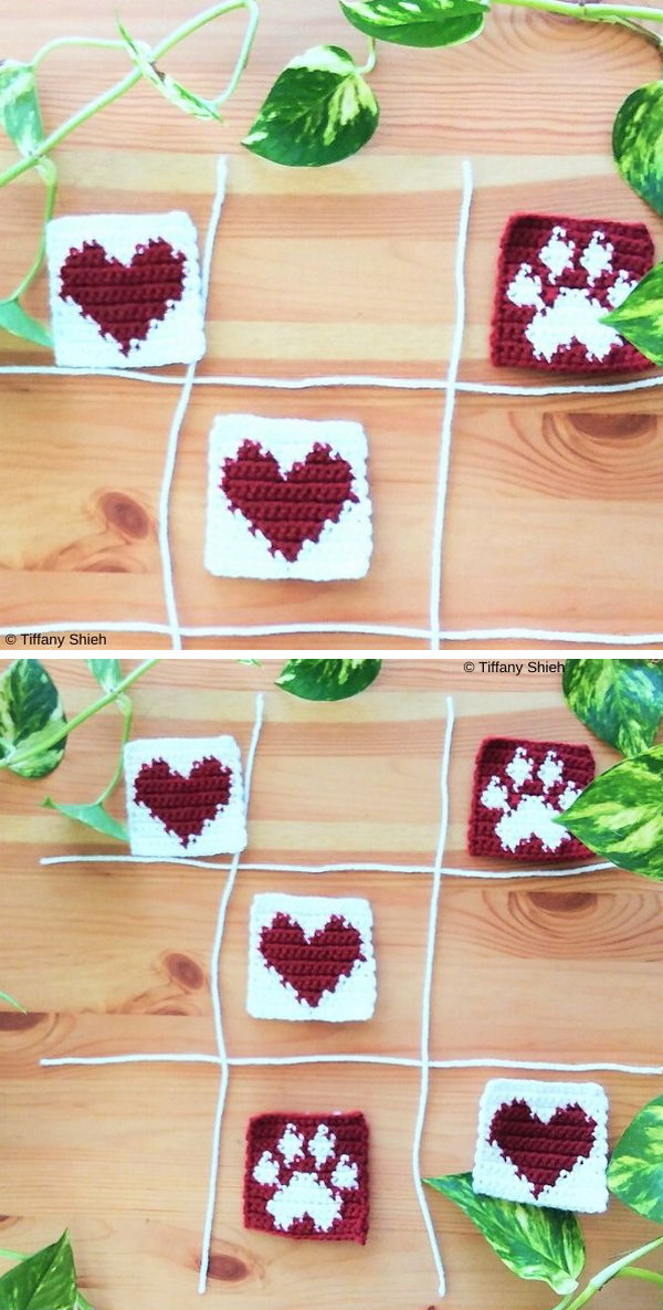 Hearts and Paws Crochet Pattern