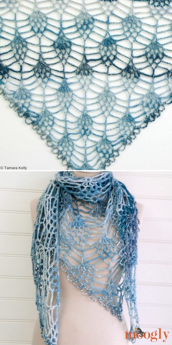 Amara Shawl Free Crochet Pattern