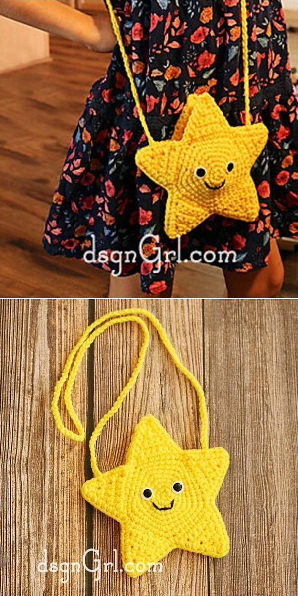 Star Purse Free Crochet Pattern