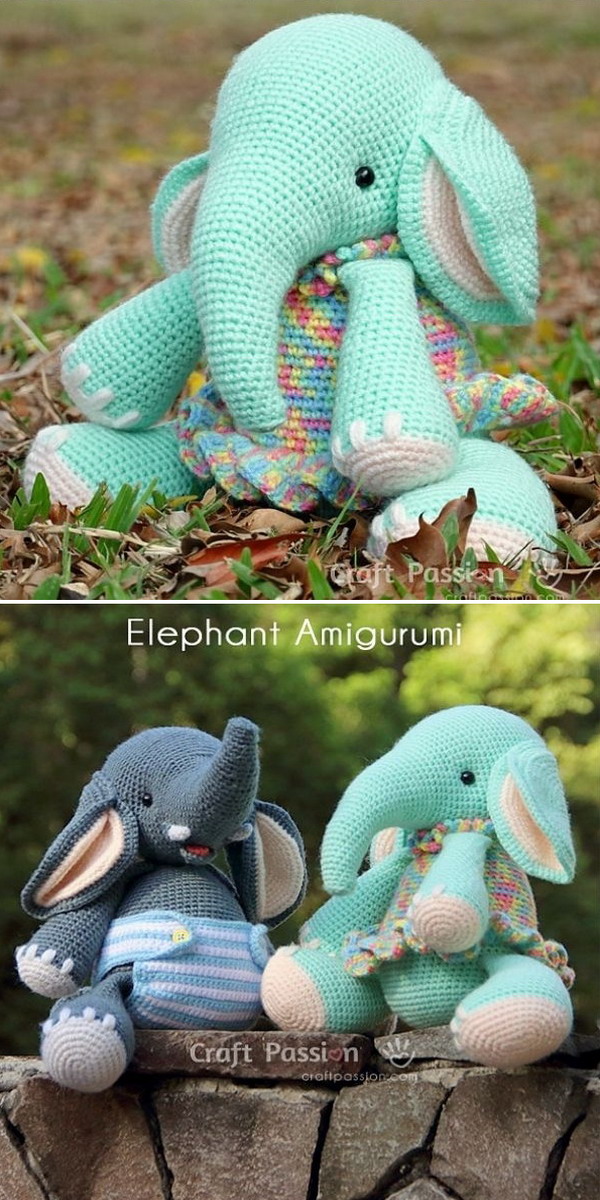 Elwis Elephant Amigurumi