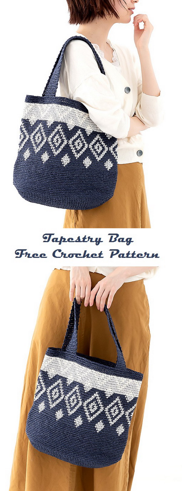Tapestry Bag Free Crochet Pattern