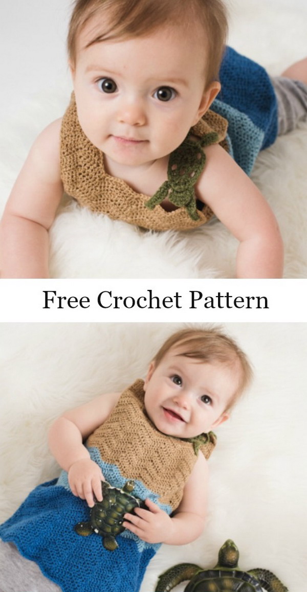 Sea Turtle Baby Tank Free Crochet Pattern