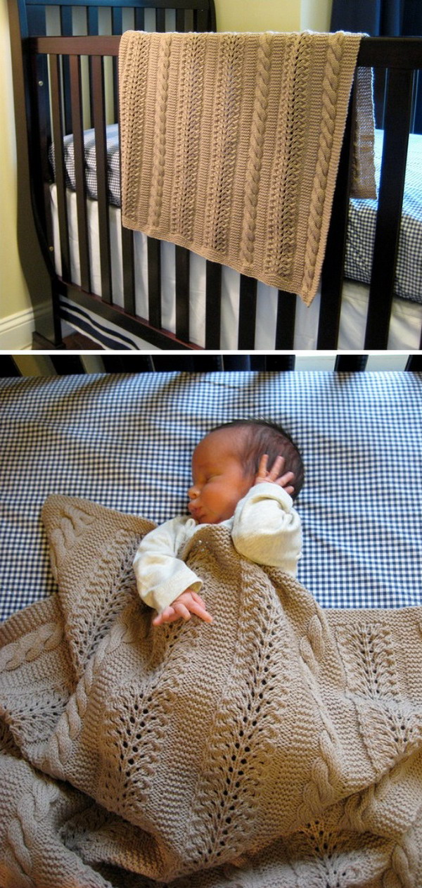 Heavenly Baby Blanket Free Knitting Pattern
