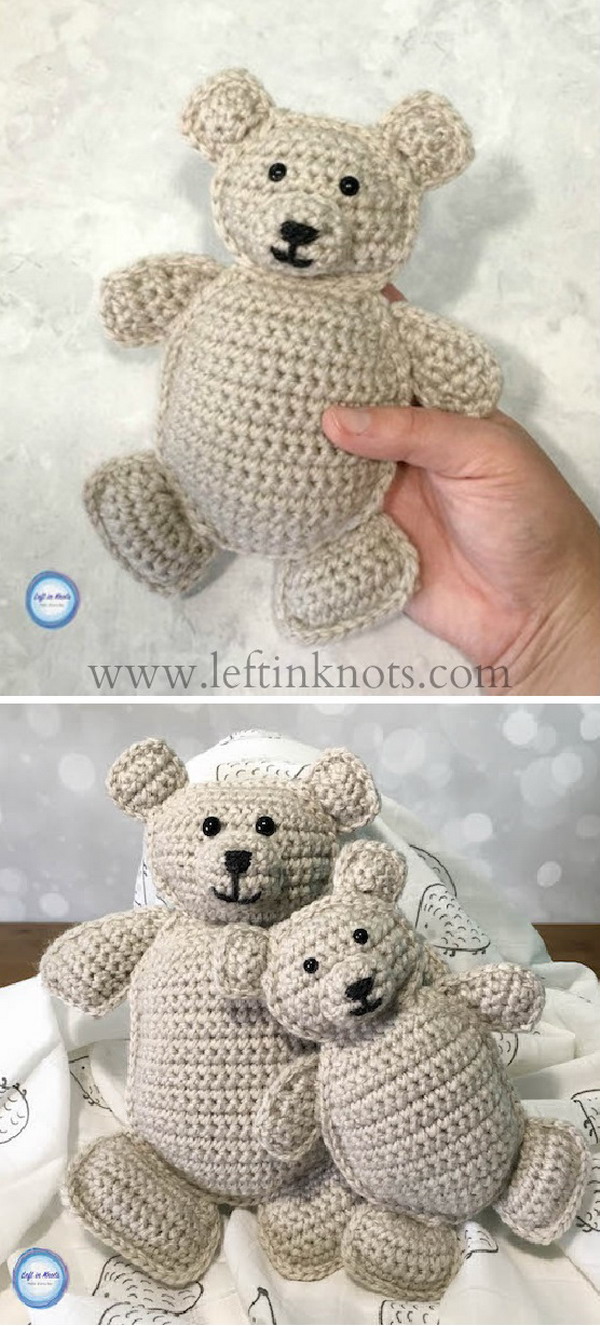 Adorable Bear Amigurumi Free Crochet Pattern