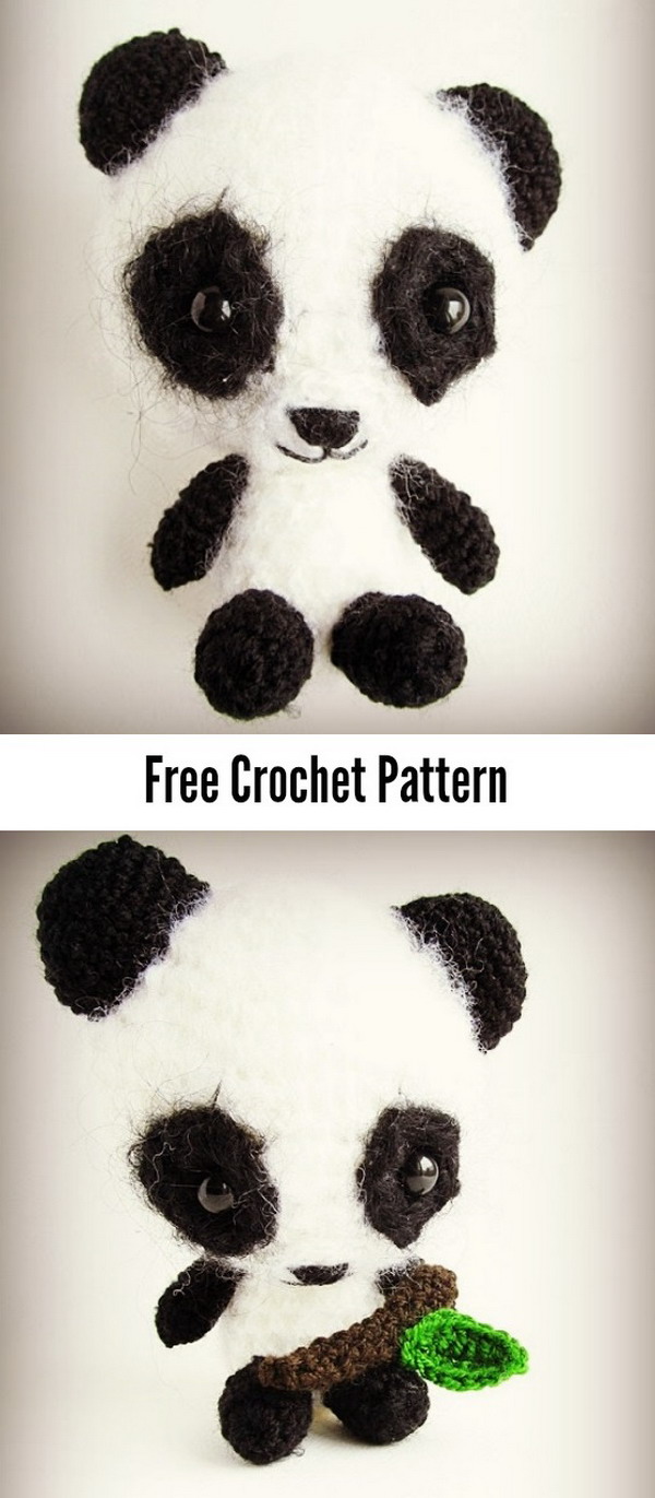 Miku The Panda Amigurumi Free Crochet Pattern