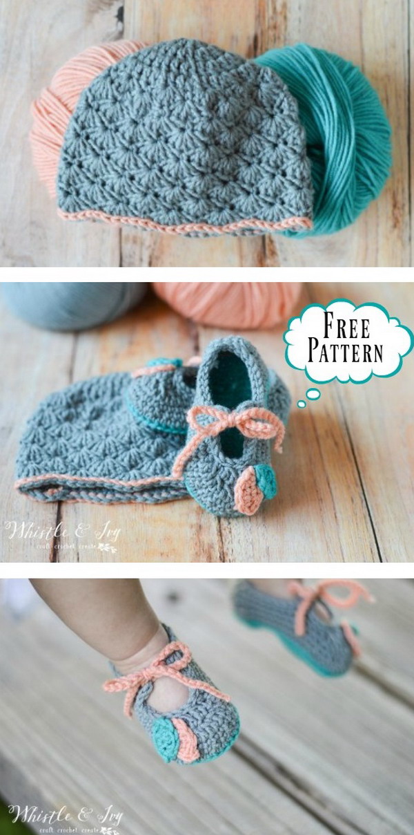 Petal Princess Baby Set Free Crochet Pattern