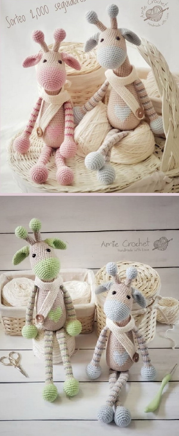 Amigurumi Giraffe Free Crochet Pattern