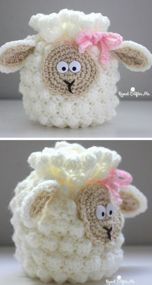 Cute Sheep Bag Free Crochet Pattern