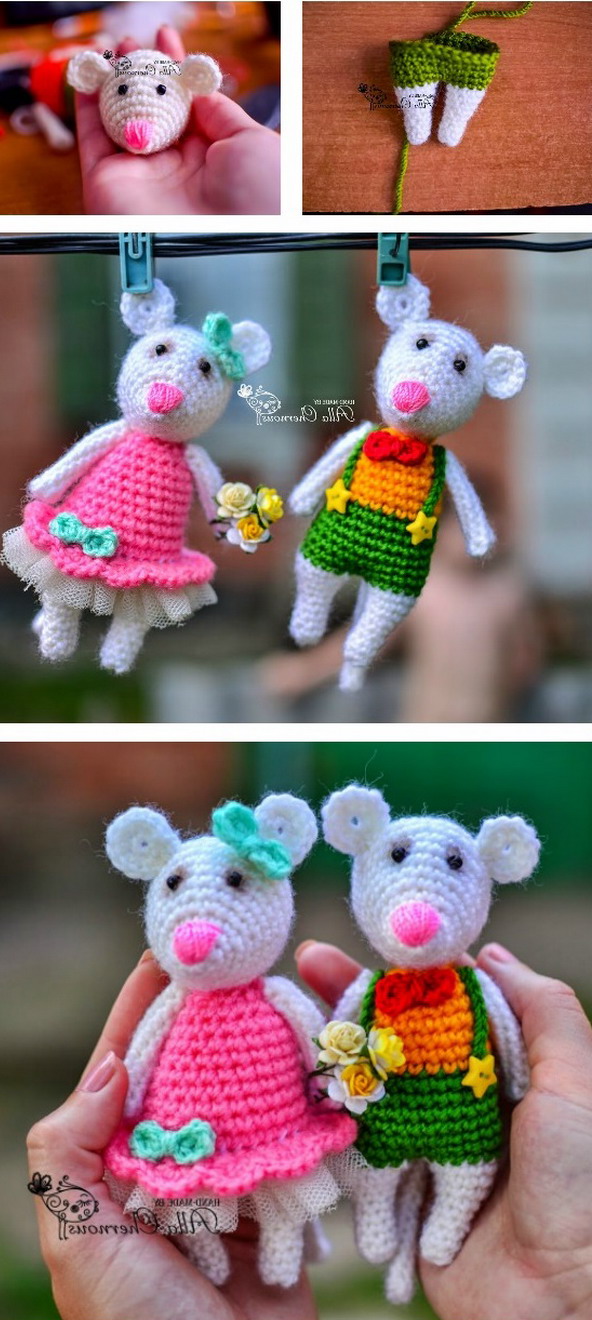 Crochet Amigurumi Mouse Free Pattern