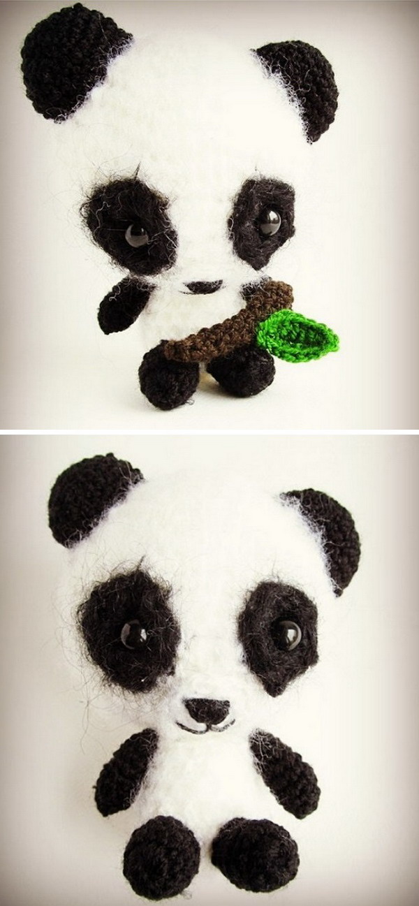 Miku The Panda Amigurumi Free Crochet Pattern