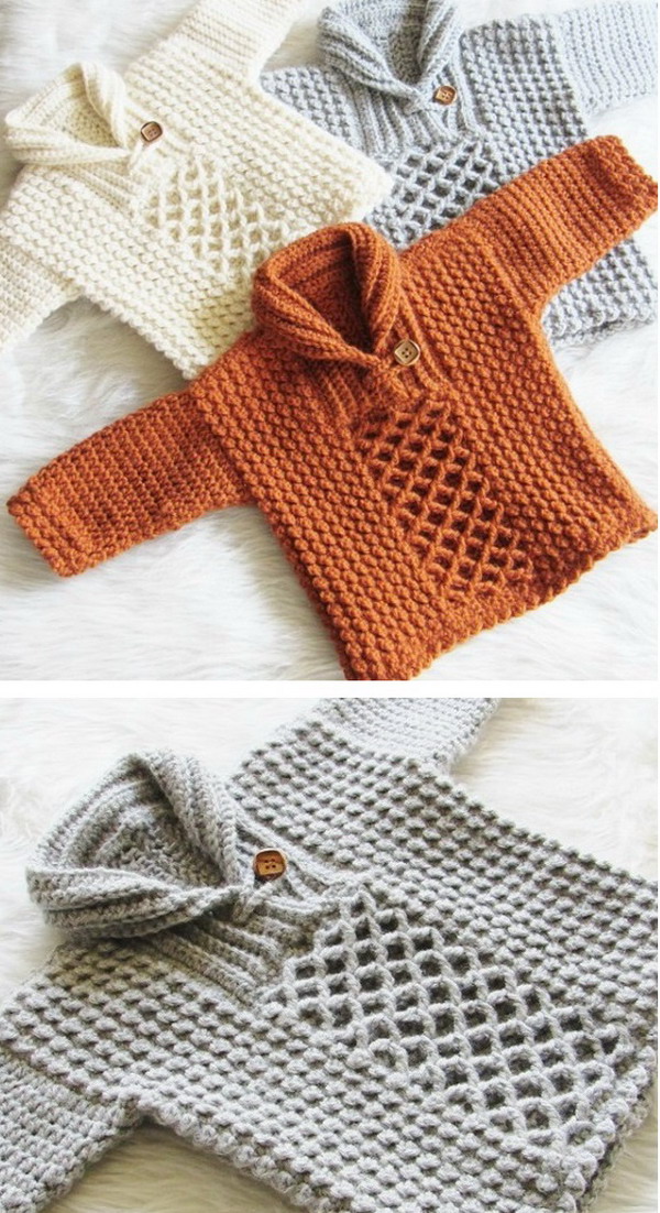 Baby Sweater Crochet Pattern