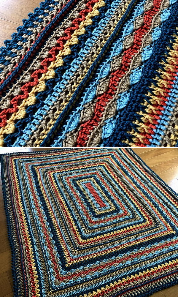 Healing Stitches Blanket Free Crochet Pattern