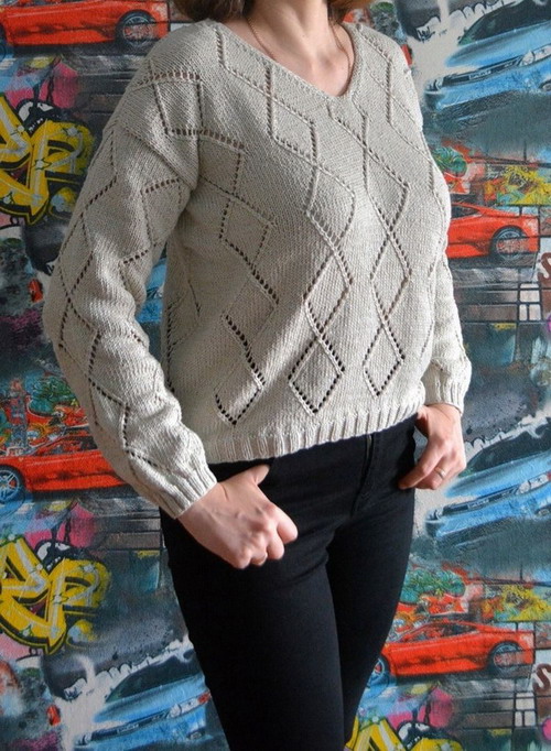 Jumper from NAKO CALICO SIMLI yarn