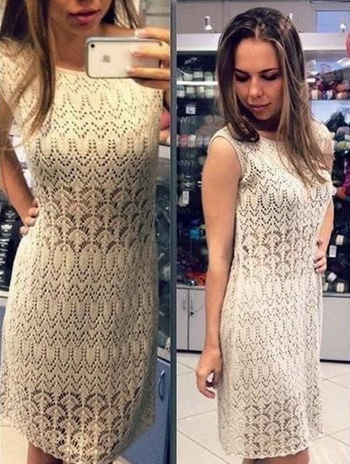 Charming light dress for summer