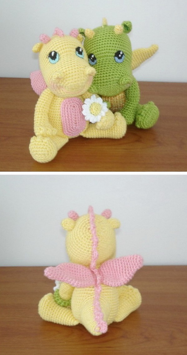 BB Dragon Free Crochet Pattern