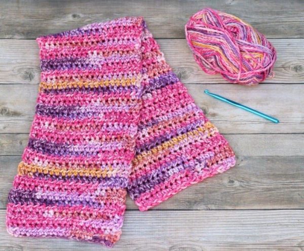 Super Simple Crochet Scarf