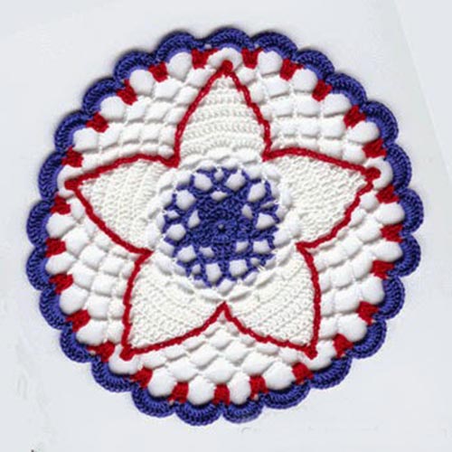 Petite Independence Day Doily