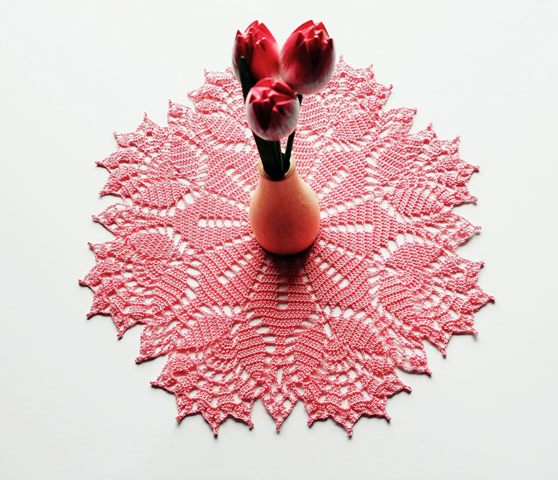 Crochet Tulip Doily