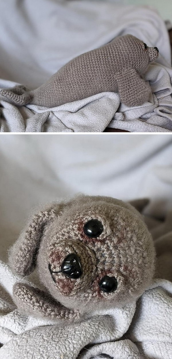 Crochet Morris The Baby Seal Free Pattern