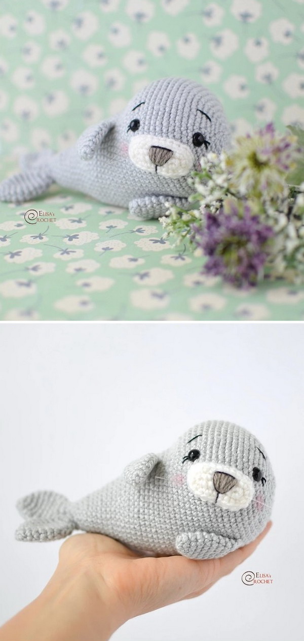 Benny the Seal Free Crochet Pattern