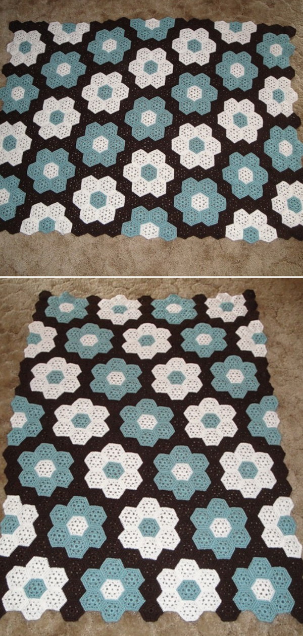 Garden Coverlet Free Crochet Patterns