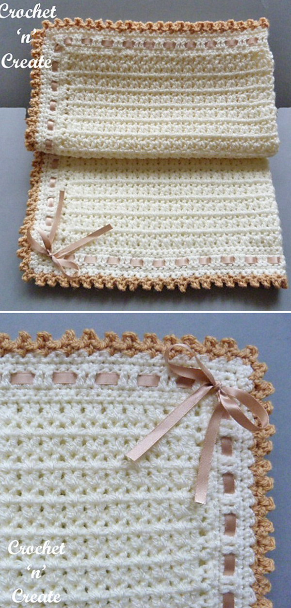 Baby Pram Cover Free Crochet Pattern