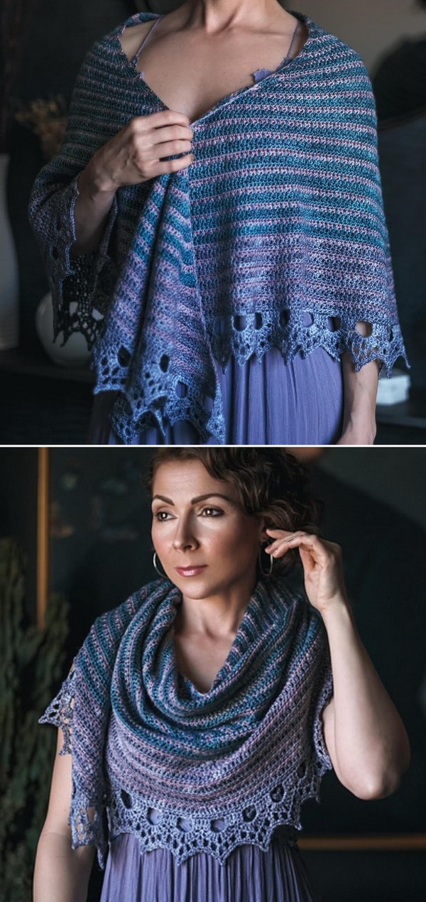 Pemberley Shawl Free Knitting Pattern