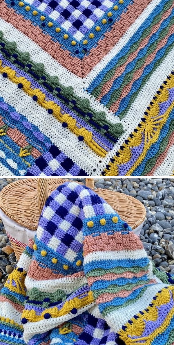 Picnic on the Beach Free Crochet Patterns