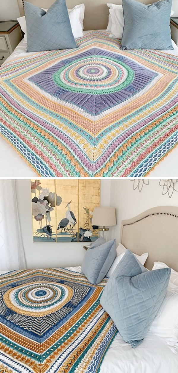 The Old Wool Factory Throw Free Crochet Patterns