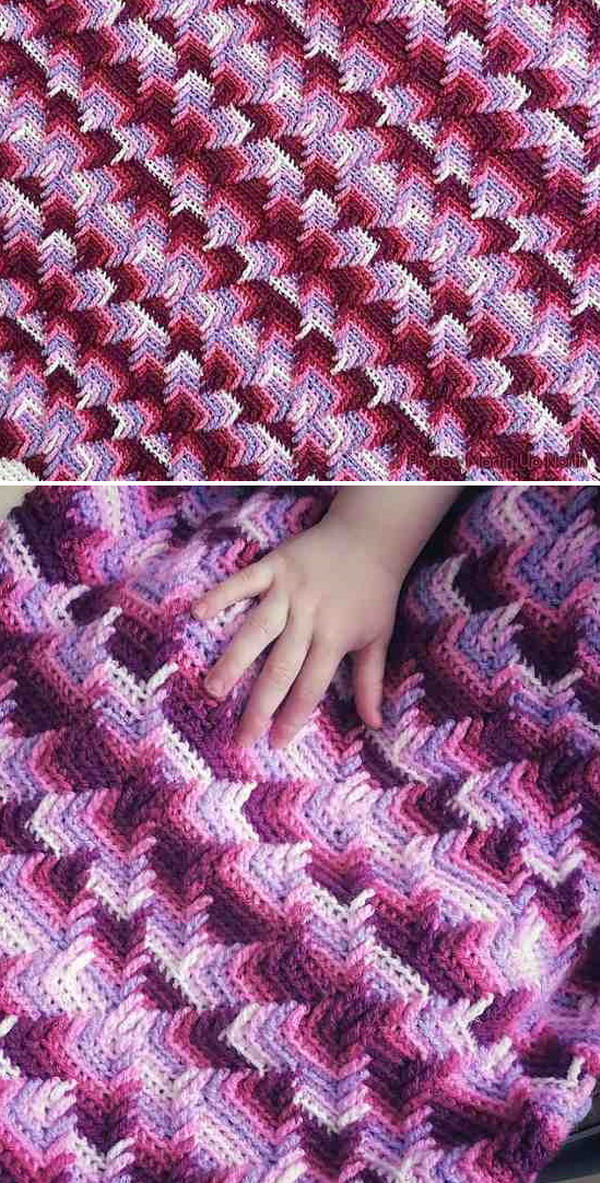 Nomad by Fate Straight Blanket Free Crochet Pattern