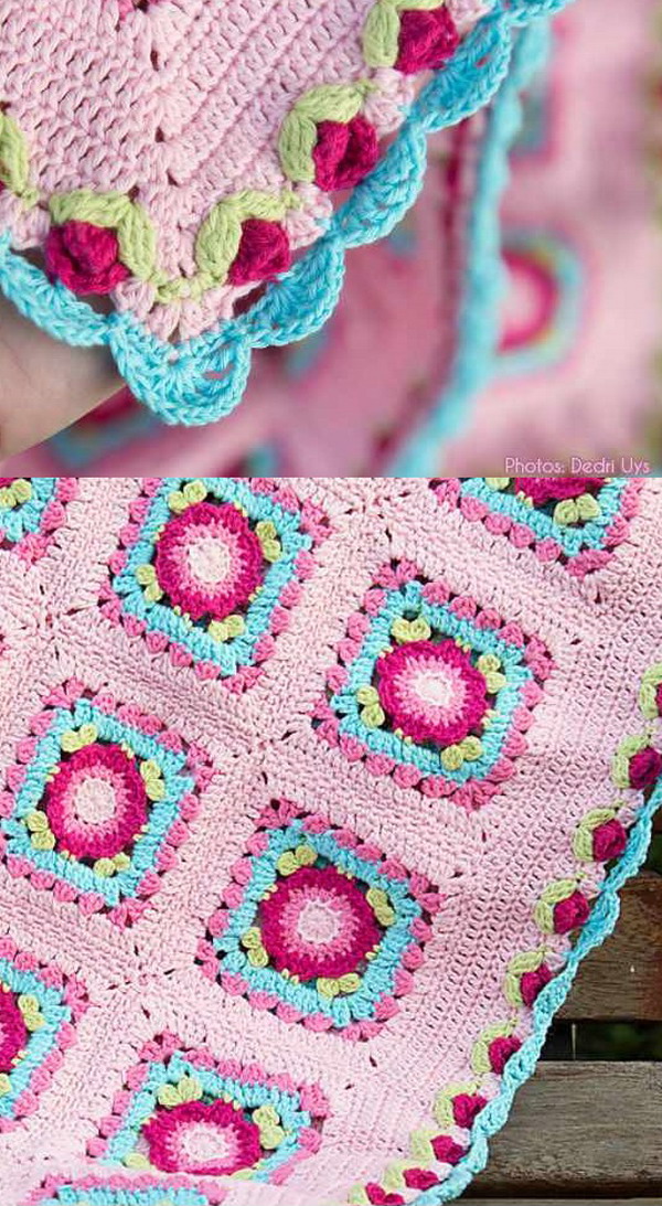 Lydia Blanket Free Crochet Pattern