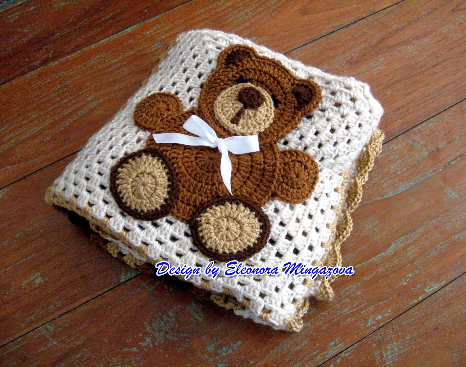 Crochet bear blanket pattern