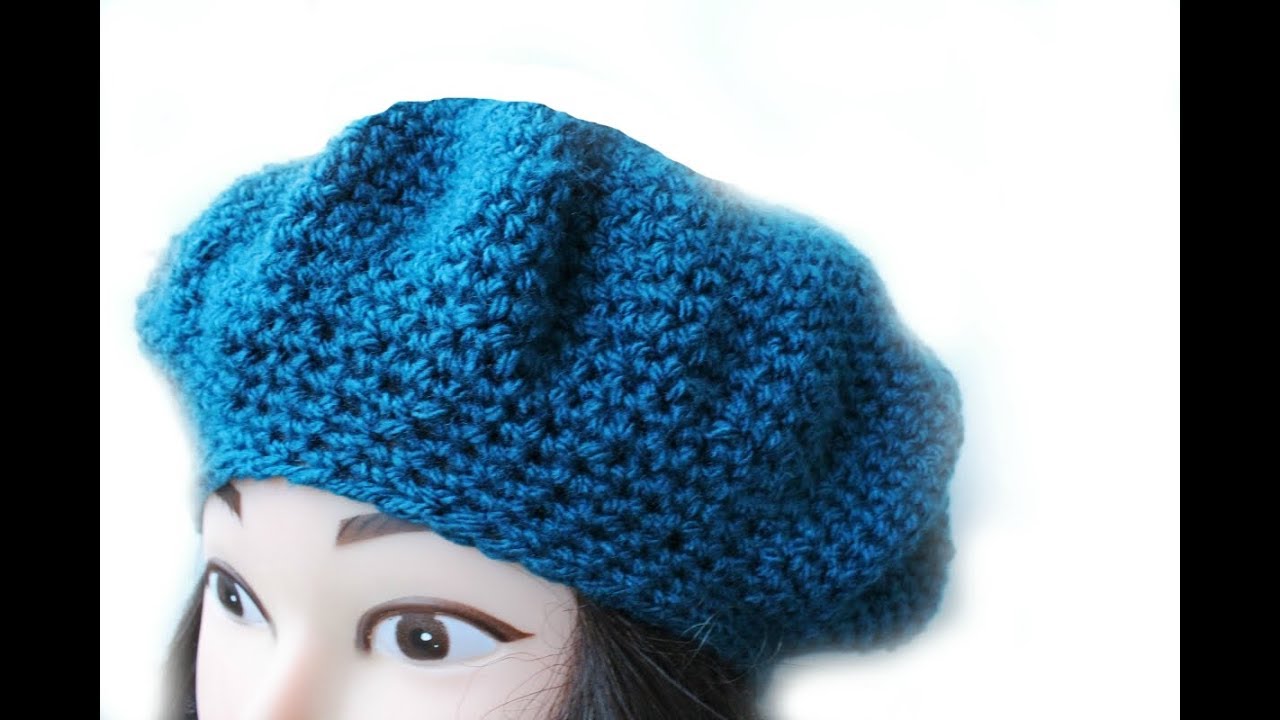 How to crochet a beret hat