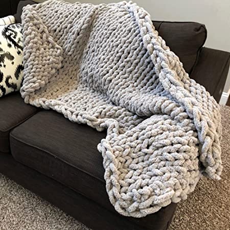 Fat knitted blanket